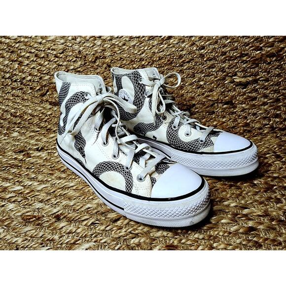 Converse Taylor Swift Reputation Era Snake Van Halen Sneakers Women's 11, Mens 9 - Picture 5 of 12